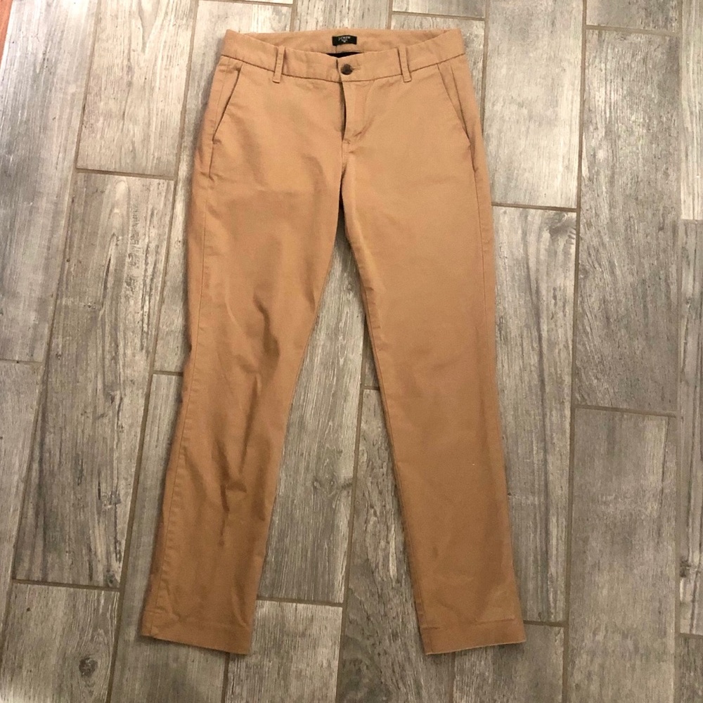 J.Crew mid rise ankle length chinos size 2